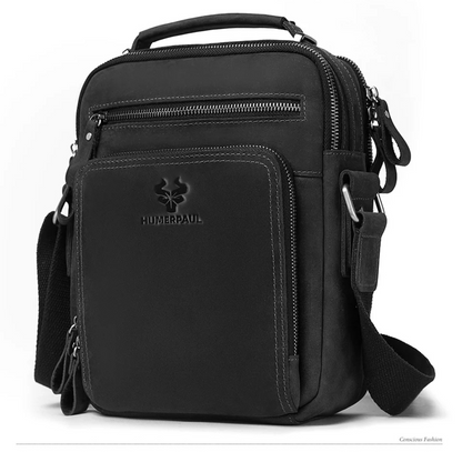 Enzo – Sacoche Bandoulière Homme Authentique en Cuir Vintage