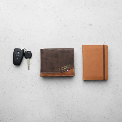 Portefeuille pour homme en cuir