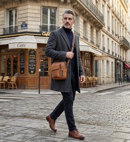 Arturo – Sacoche Homme Cuir Format Messenger Business