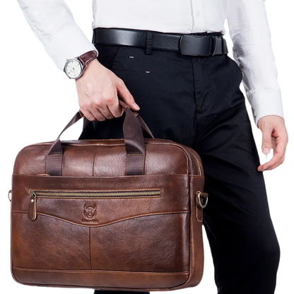 Ritorri – Sacoche Ordinateur Homme en Cuir Premium