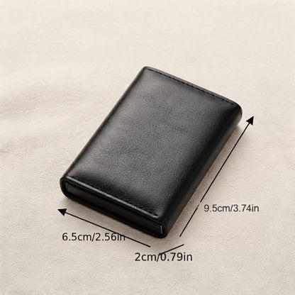 Porte-Cartes RFID en Cuir Minimaliste