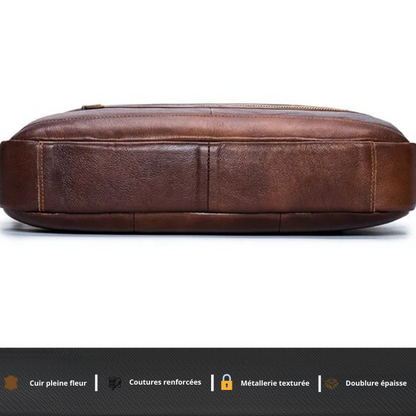 Ritorri – Sacoche Ordinateur Homme en Cuir Premium