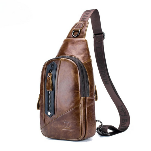 Salvatore – Sacoche Bandoulière Homme Multifonction en Cuir