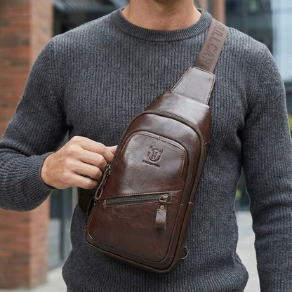 Marcello – Sacoche Bandoulière Homme Grande Capacité en Cuir