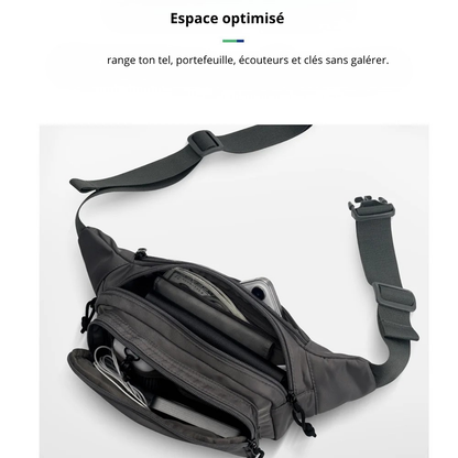 Corrado – Sacoche Banane Homme Organisée et Polyvalente