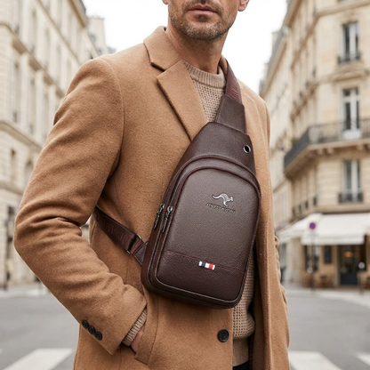 Davide – Sacoche Bandoulière Homme pour Voyage et Quotidien