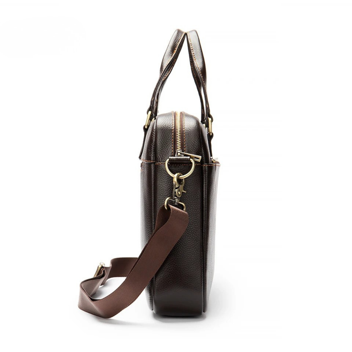 Sebastiano – Sacoche Ordinateur Homme en Cuir Véritable Élégante et Professionnel