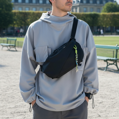 Ruggero – Sacoche Bandoulière Homme Grande Capacité pour Sport et Voyage