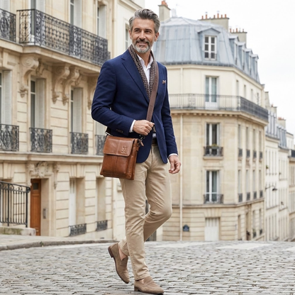 Renzo – Sacoche Homme Cuir Élégante et Spacieuse