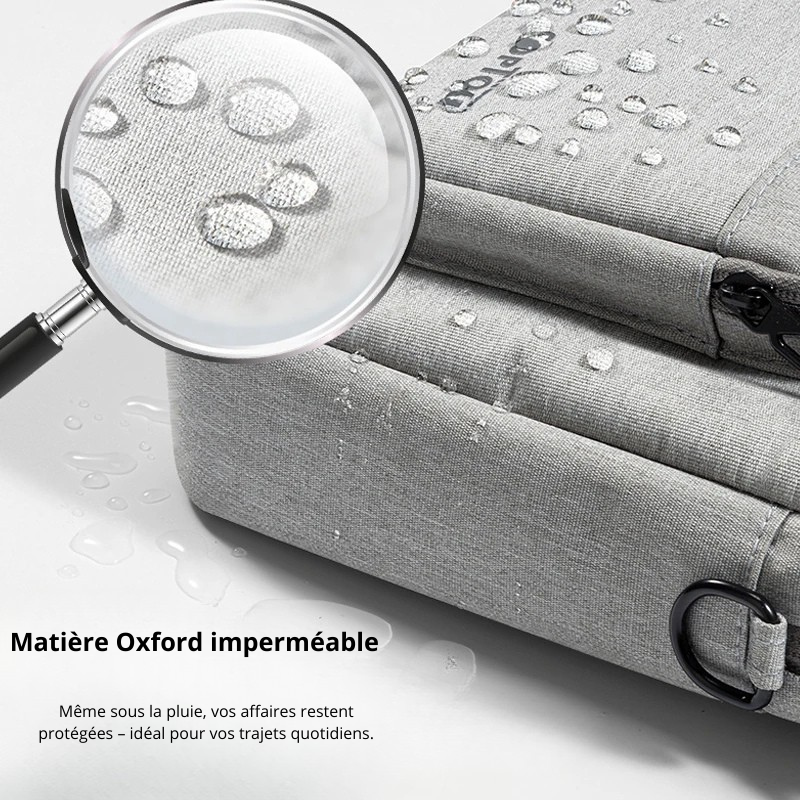 Mattéo – Sacoche Ordinateur Homme en Polyester Business