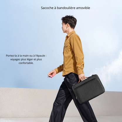 Alessio – Sacoche Ordinateur Homme Antichoc