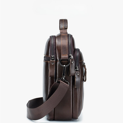 Paolo – Sacoche Bandoulière Homme Stylée en Cuir Rétro