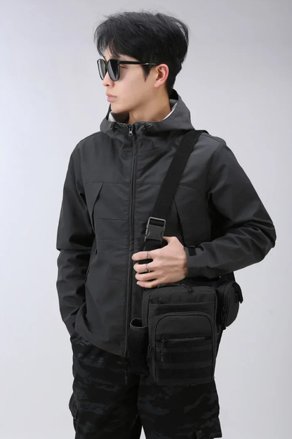 Cesare – Sacoche Bandoulière Homme Polyvalente pour Sport et Plein Air