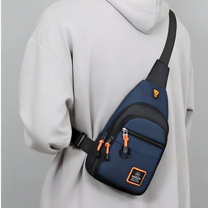 Luca –  Sacoche Bandoulière Homme Imperméable Urbaine et Polyvalente