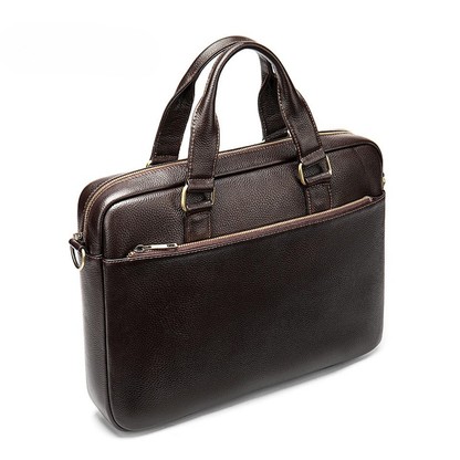 Sebastiano – Sacoche Ordinateur Homme en Cuir Véritable Élégante et Professionnel
