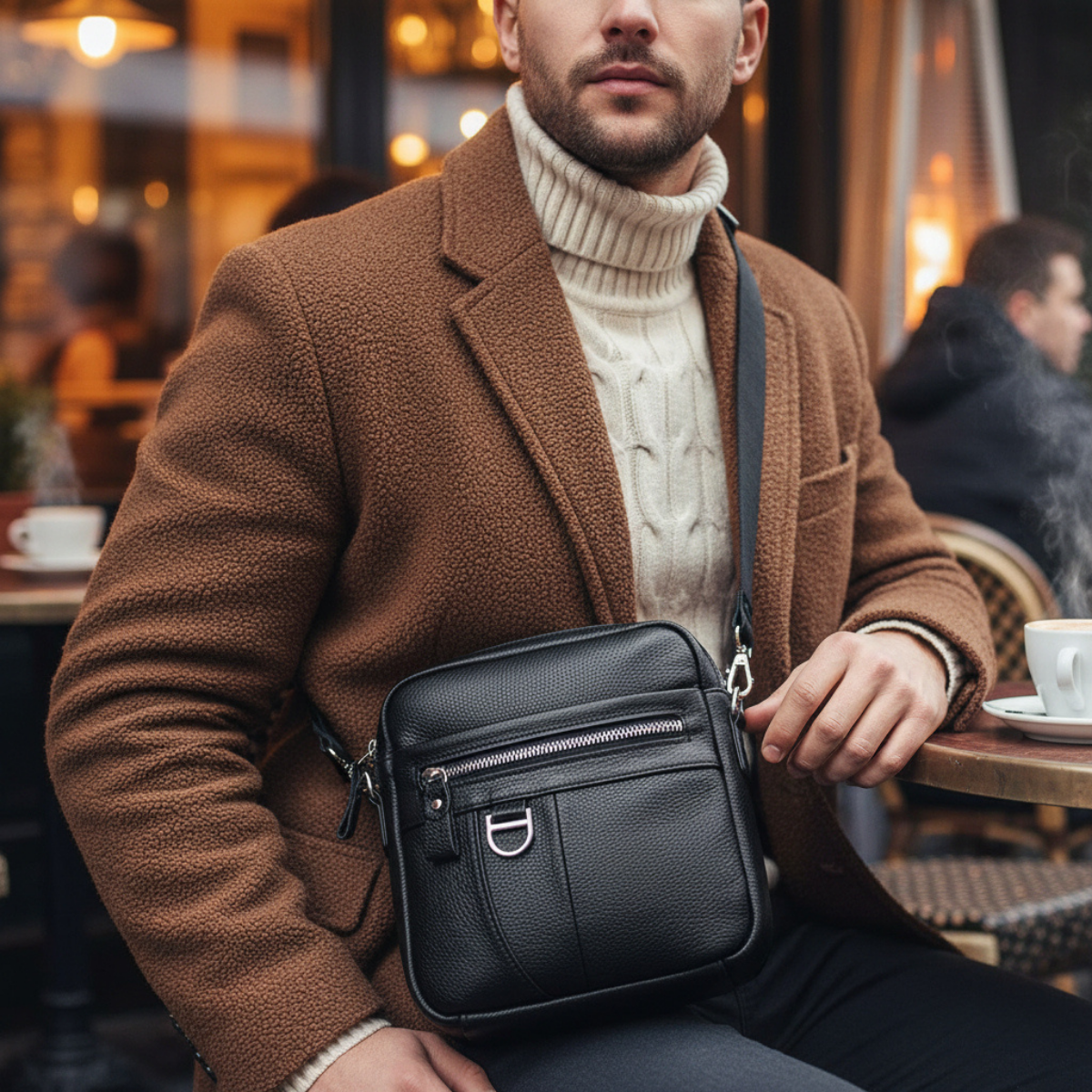 Patti – Sacoche Homme Cuir Compacte et Pratique