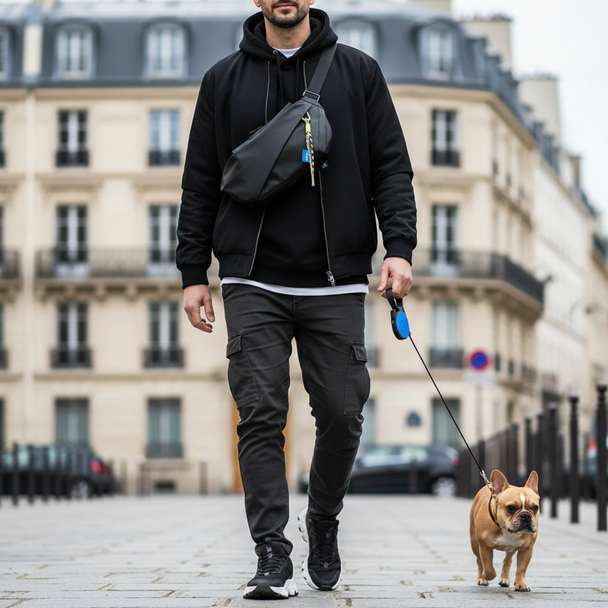 Ruggero – Sacoche Bandoulière Homme Grande Capacité pour Sport et Voyage
