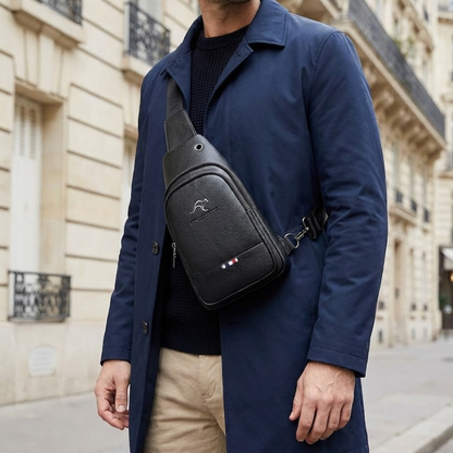 Davide – Sacoche Bandoulière Homme pour Voyage et Quotidien