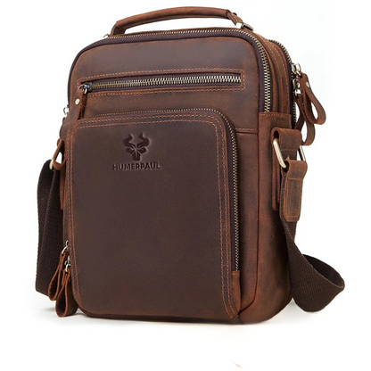 Enzo – Sacoche Bandoulière Homme Authentique en Cuir Vintage