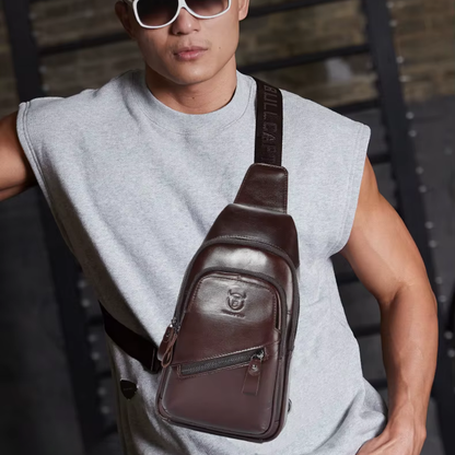 Marcello – Sacoche Bandoulière Homme Grande Capacité en Cuir