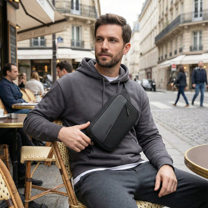 Maldini – Sacoche Banane Homme Pratique et Élégante pour Hommes Actifs