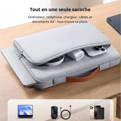 Alessio – Sacoche Ordinateur Homme Antichoc