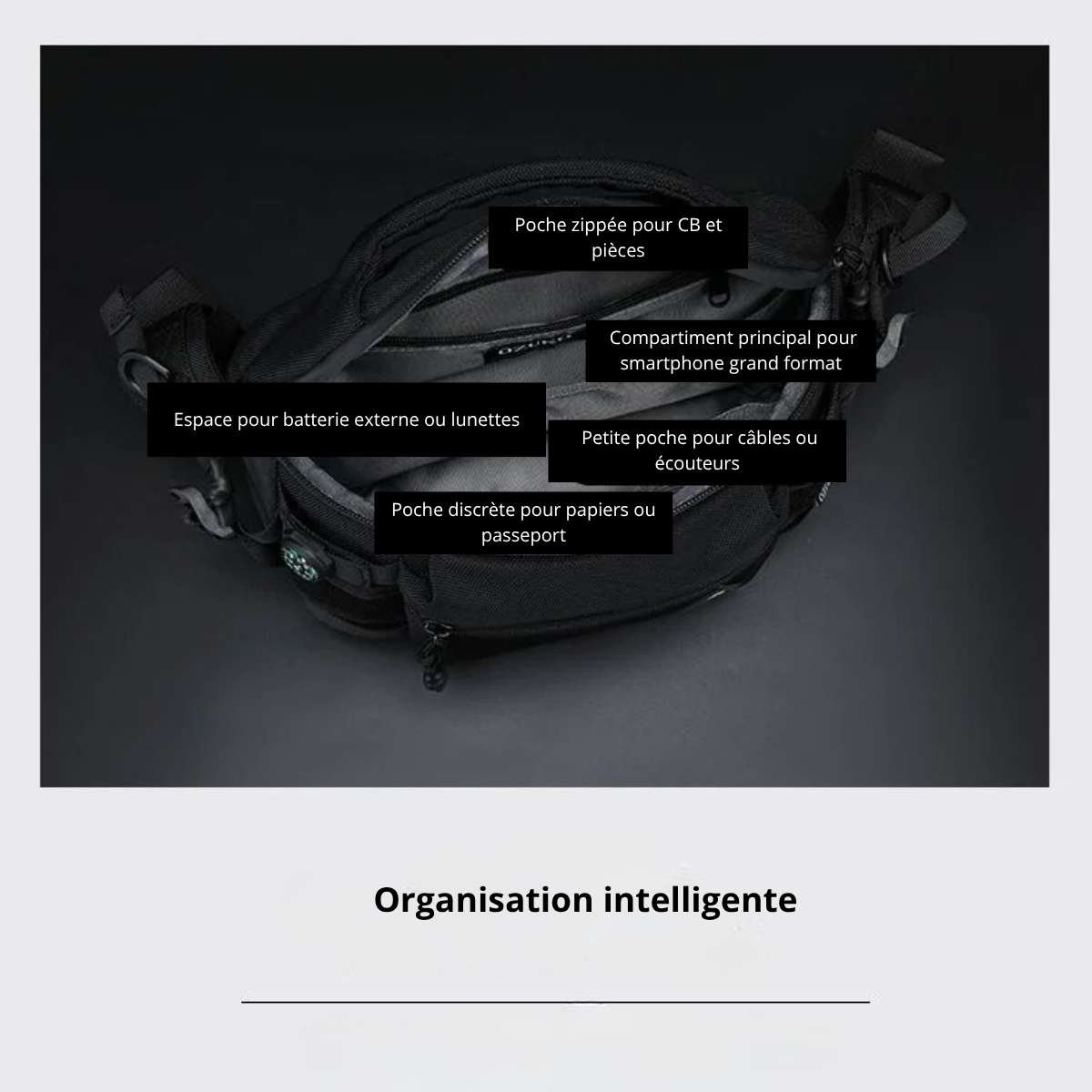 Beniamino – Sacoche Banane Homme Résistance