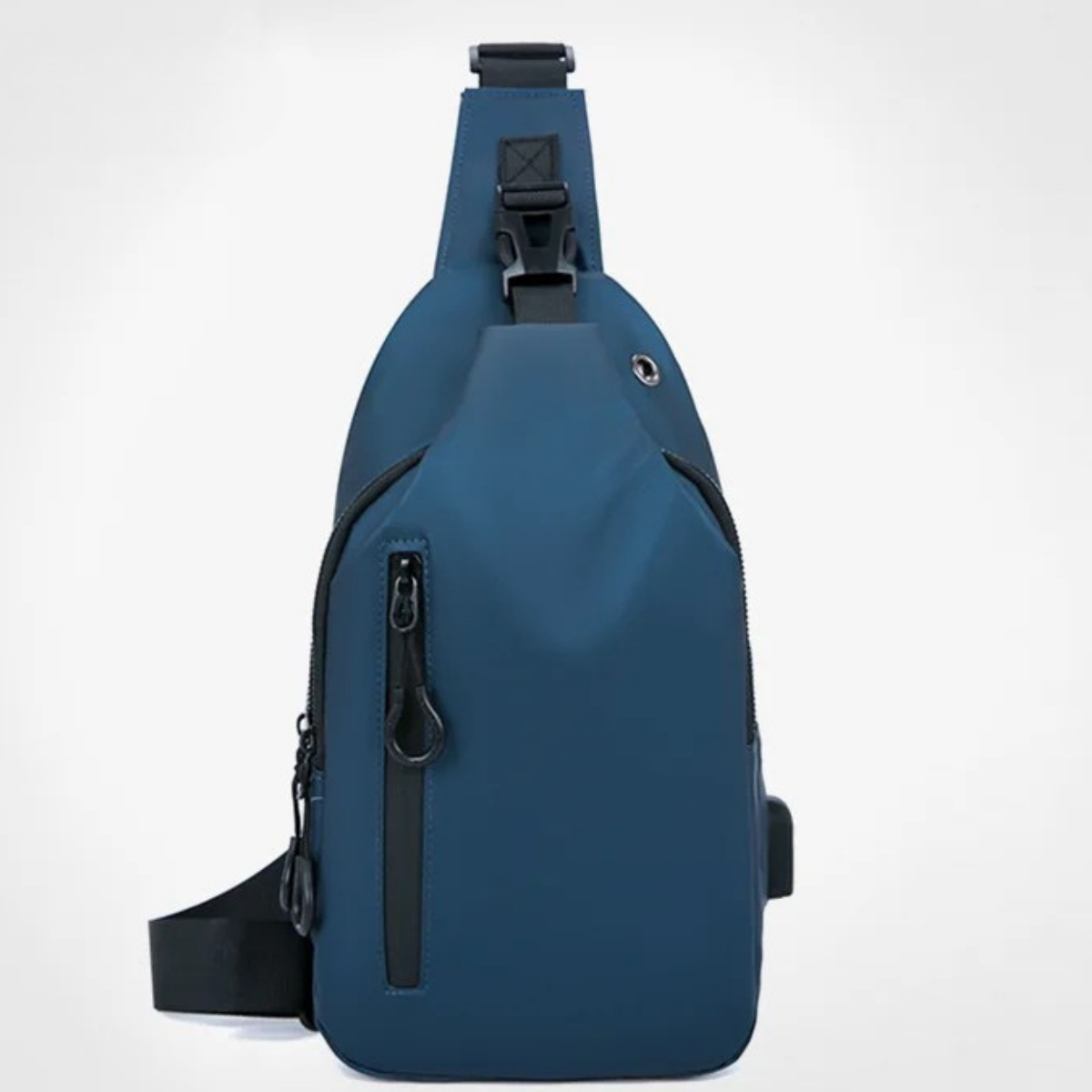 Gianni – Sacoche Bandoulière Homme Connectée avec Port USB