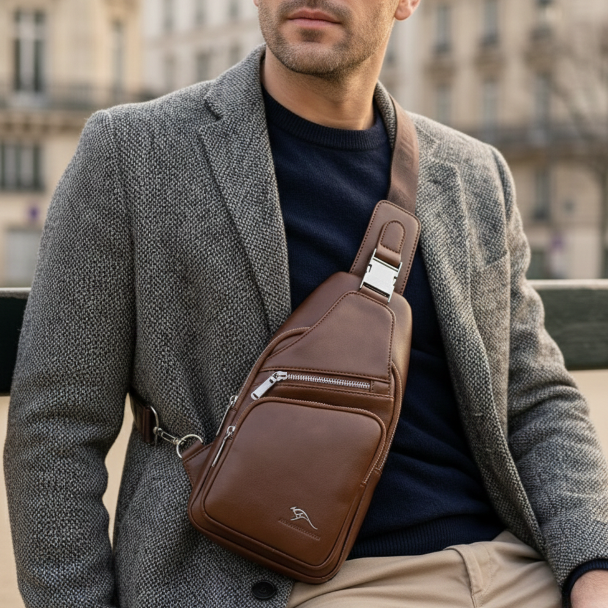 Ermanno – Sacoche Bandoulière Homme Raffinée