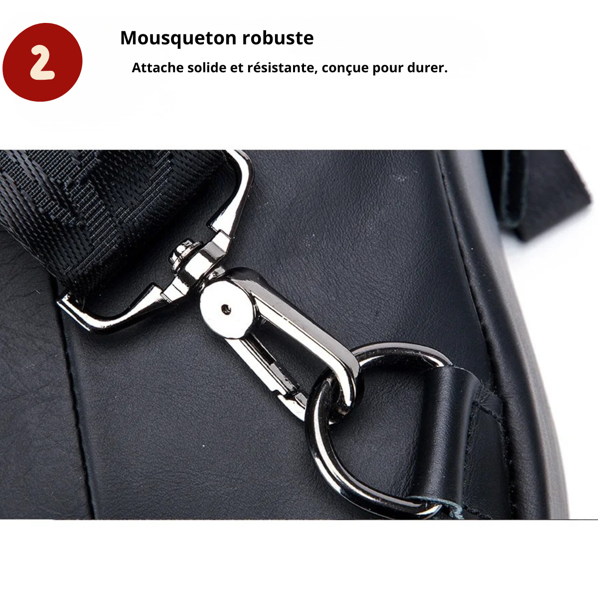 Salvatore – Sacoche Bandoulière Homme Multifonction en Cuir