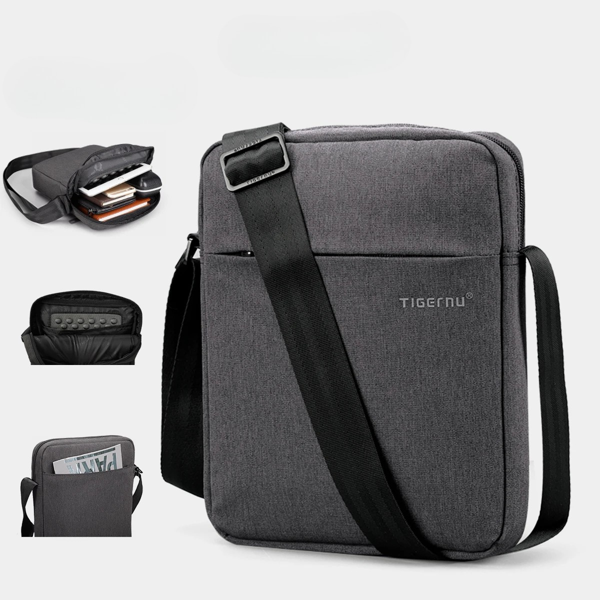 Gasparo – Petite Sacoche Homme Étanche et Élégante pour iPad