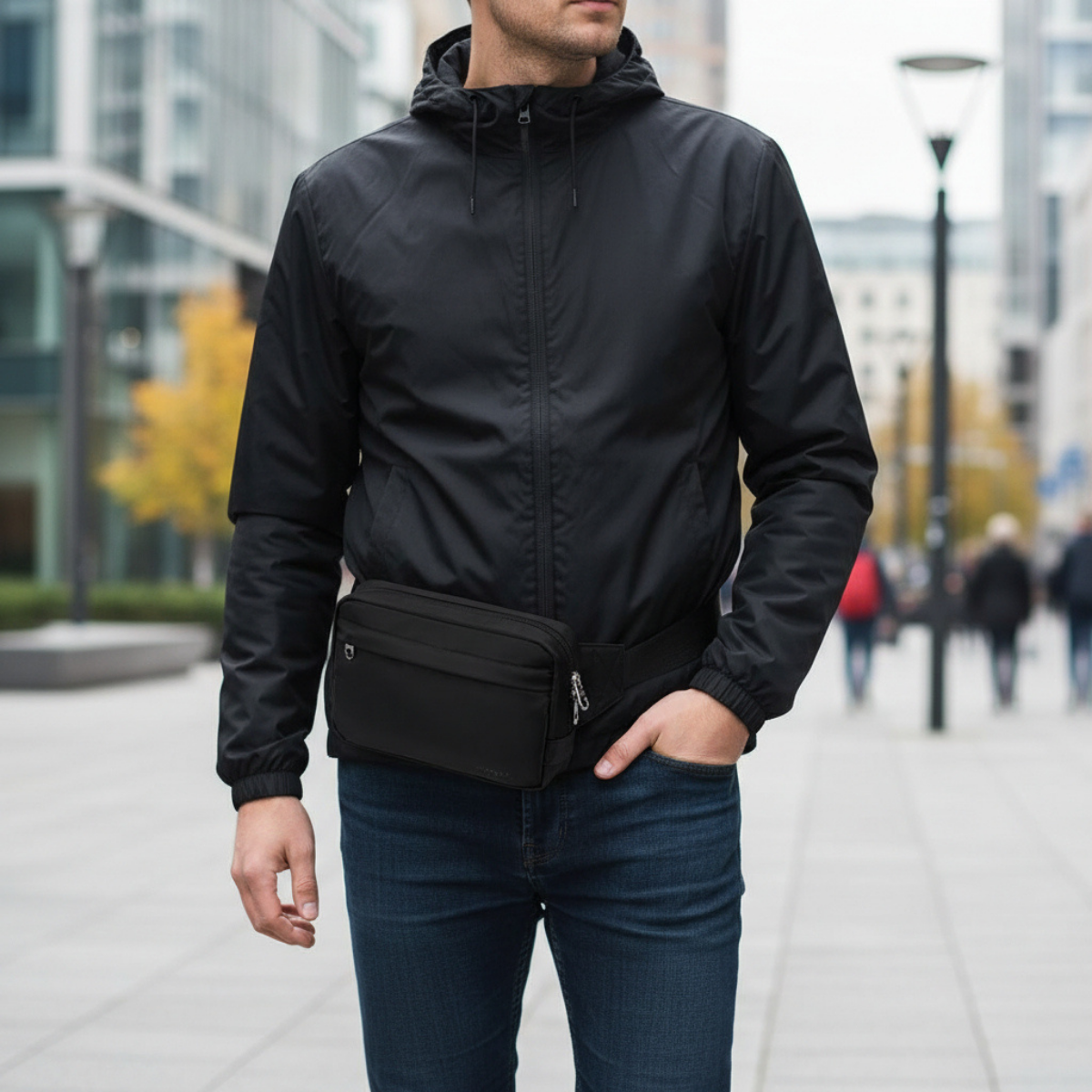 Gaetano – Sacoche Banane Homme Sécurisée et Élégante