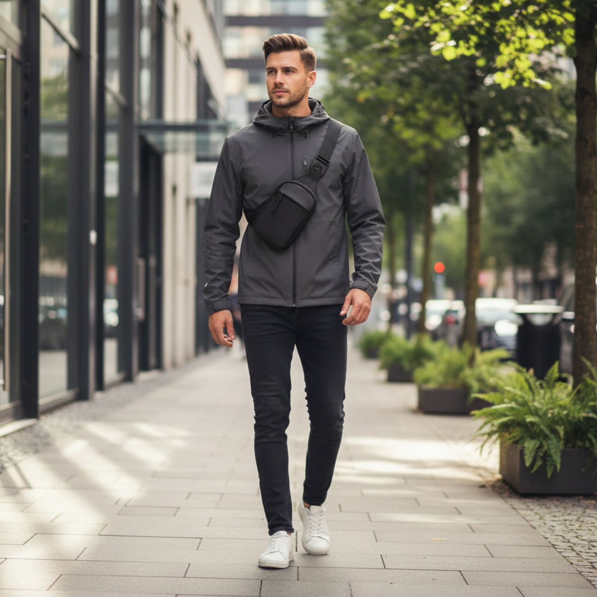 Daniele – Sacoche Bandoulière Homme Waterproof pour Liberté de Mouvement