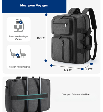 Cirillo – Sacoche Ordinateur Homme Polyvalente