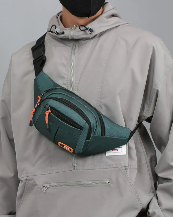 Orlando – Sacoche Banane Homme Résistante et Spacieuse