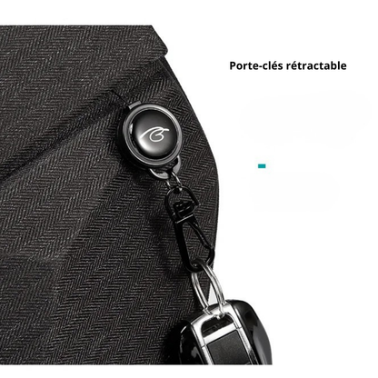 Vittore – Sacoche Bandoulière Homme Sécurisée pour Tablette et Voyage