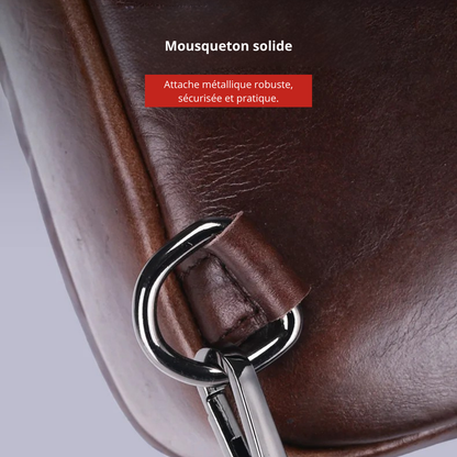 Marcello – Sacoche Bandoulière Homme Grande Capacité en Cuir