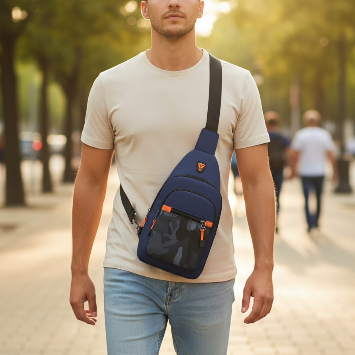 Alberto – Petite Sacoche Homme pour Mobilité et Loisirs