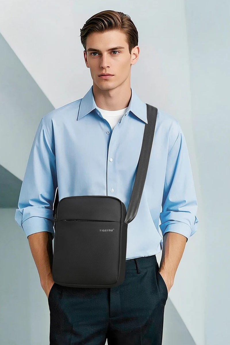 Gasparo – Petite Sacoche Homme Étanche et Élégante pour iPad