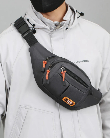 Orlando – Sacoche Banane Homme Résistante et Spacieuse