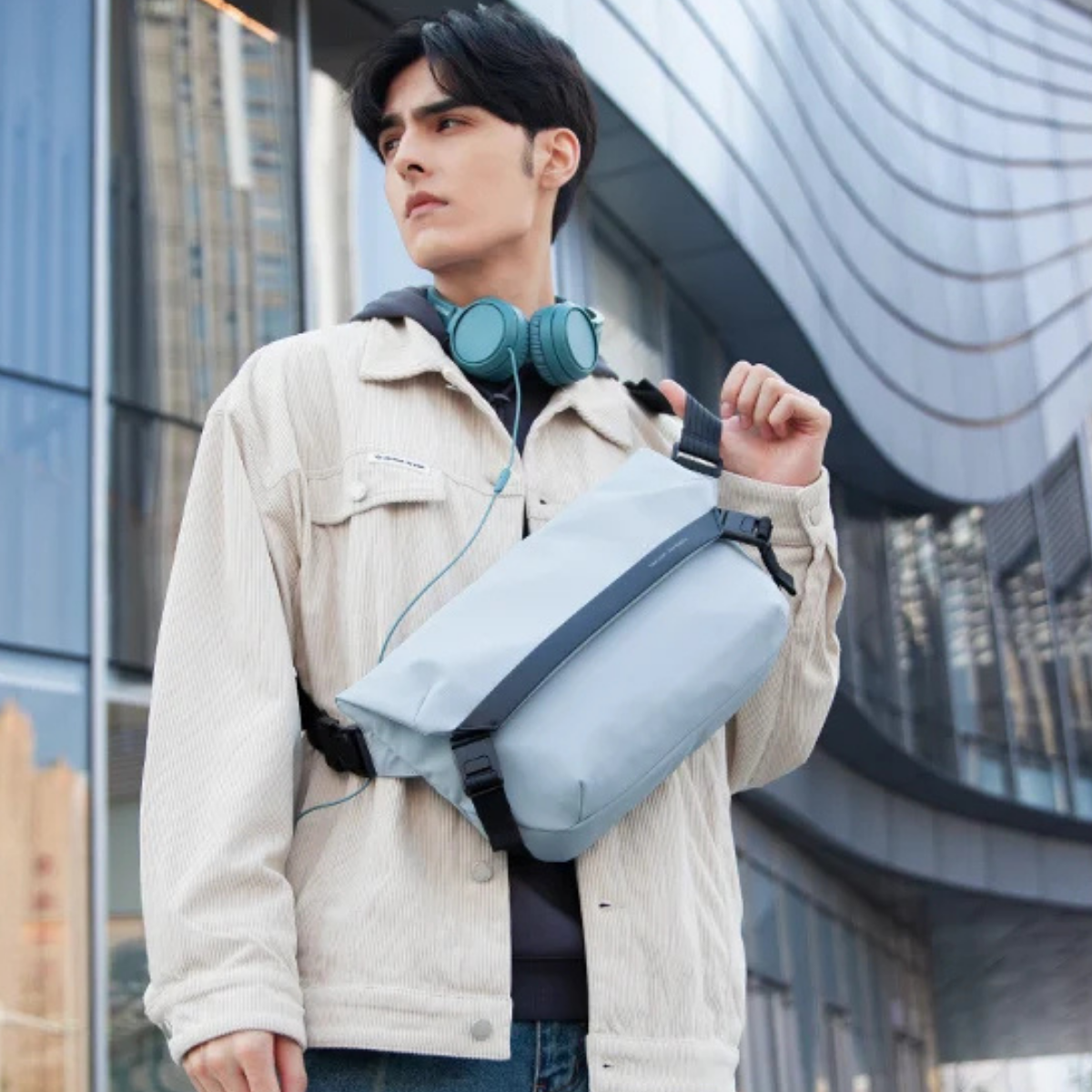 Dario – Sacoche Bandoulière Homme pour Organisation et Tablette