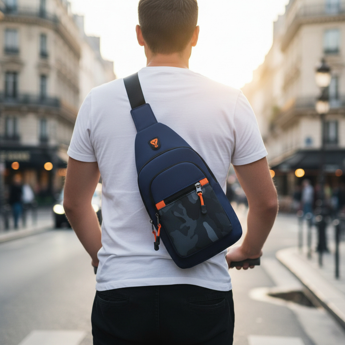 Alberto – Petite Sacoche Homme pour Mobilité et Loisirs