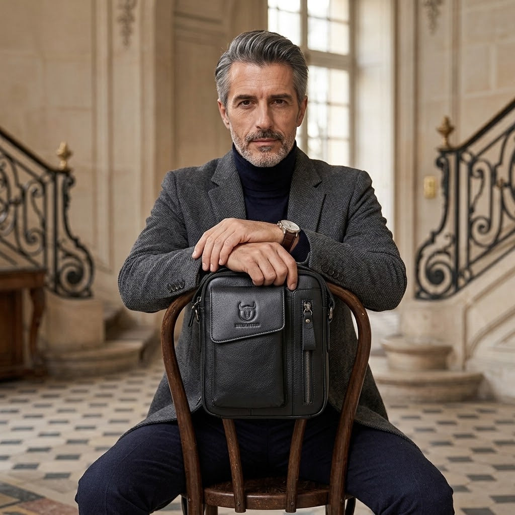 Arturo – Sacoche Homme Cuir Format Messenger Business