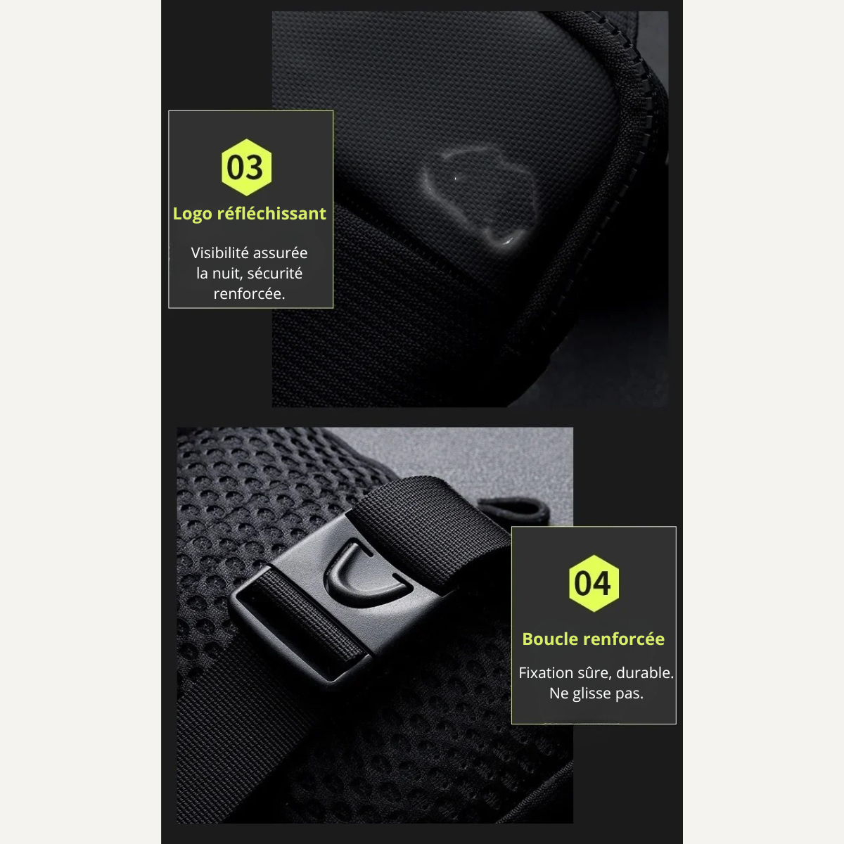 Daniele – Sacoche Bandoulière Homme Waterproof pour Liberté de Mouvement