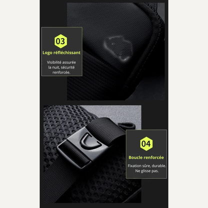 Daniele – Sacoche Bandoulière Homme Waterproof pour Liberté de Mouvement