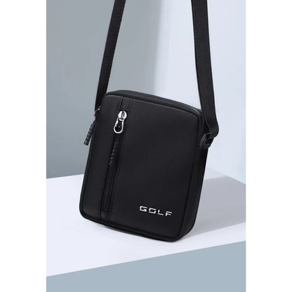 Benedetto – Petite Sacoche Homme Noire en Oxford Légère et Moderne