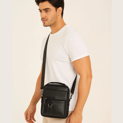 Vittorio – Petite Sacoche Homme Polyvalente pour Travail et Quotidien