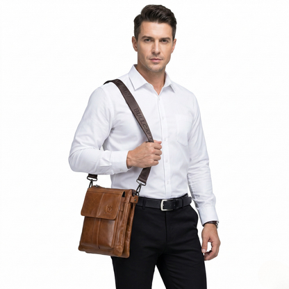 Renzo – Sacoche Homme Cuir Élégante et Spacieuse
