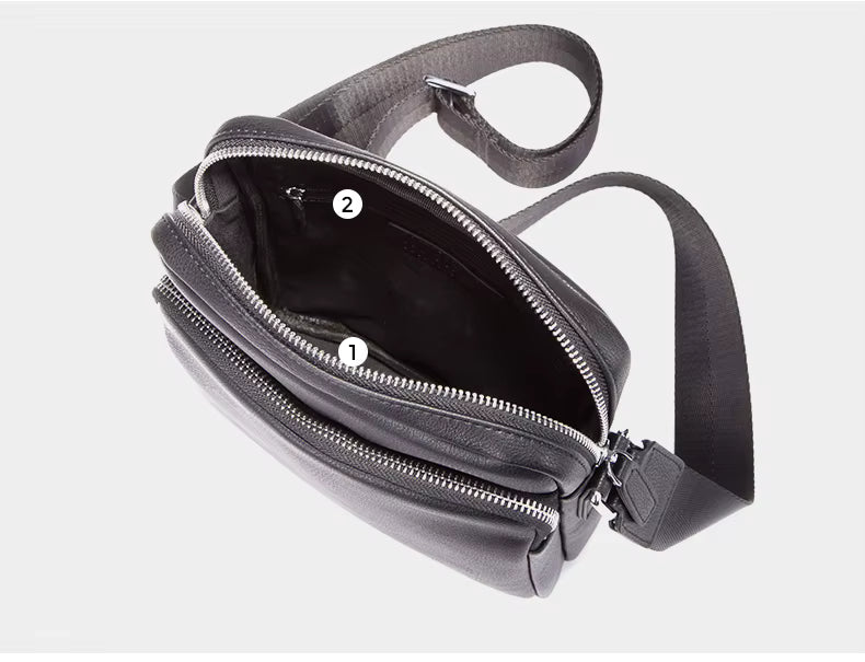 Fabrizio – Sacoche Bandoulière Homme Élégante pour Voyage et Travail