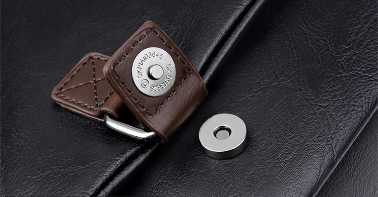 Flavio – Sacoche Homme Luxe Bandoulière en Cuir PU & Style Urbain Chic